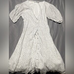 Abercrombie & Fitch polka dot button-down dress